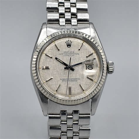 rolex 1601 linen dial